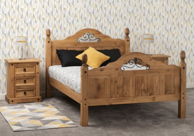 Image: 6913 - Corona Scroll  Double Bed High